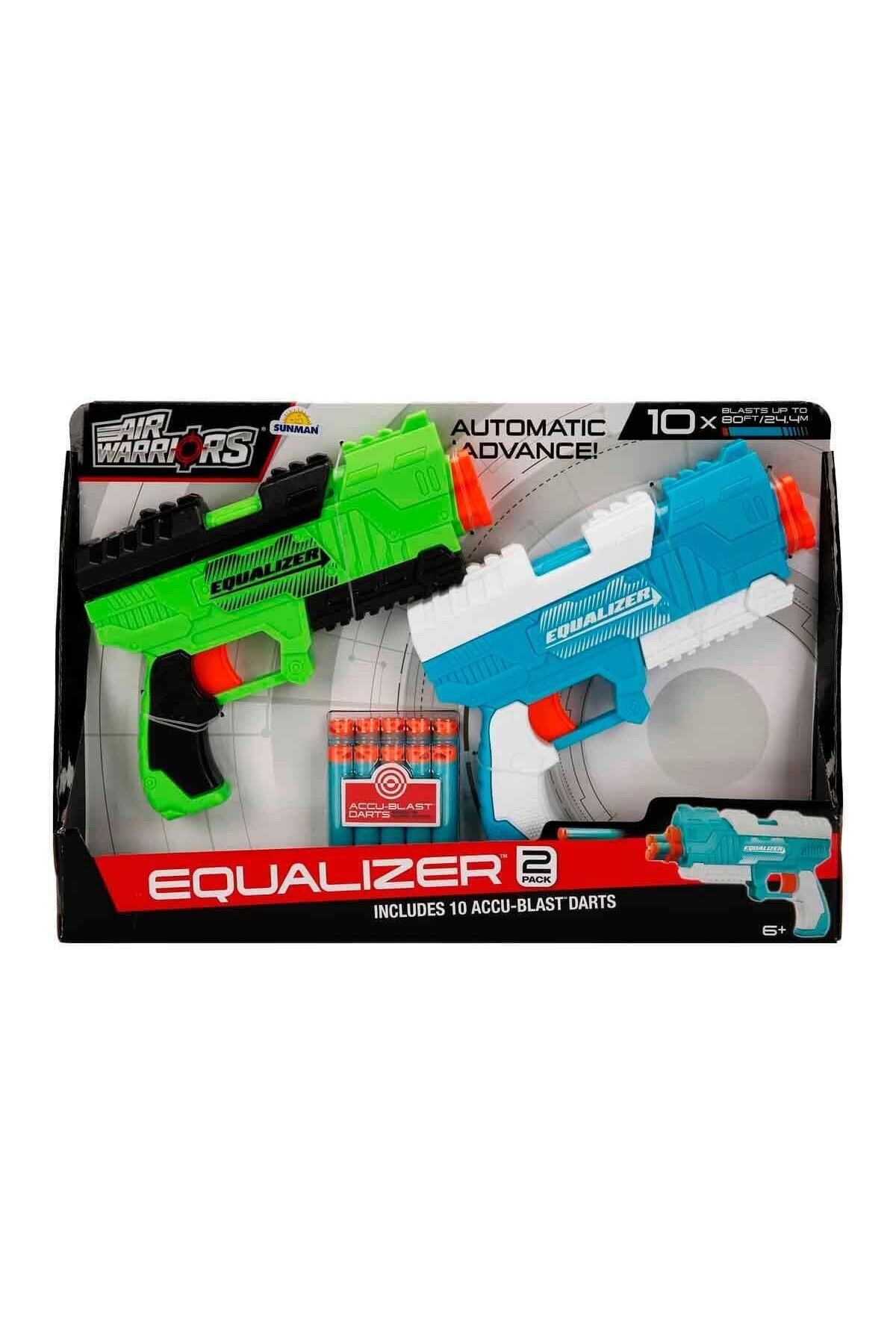 Sunman Air Warriors Equalizer 10 Mermili 2'li Sünger Dart Atan