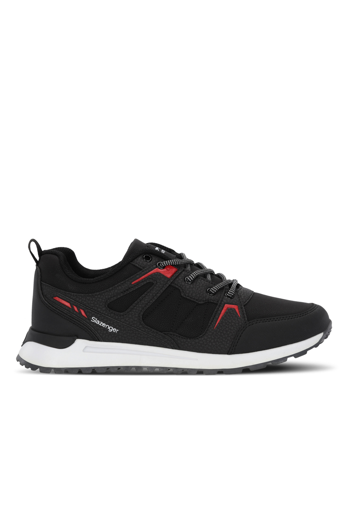 کفش ورزشی مردانه OUTBACK I مشکی/قرمز غیررسمی اسلازنگر کفش اسنیکر Slazenger