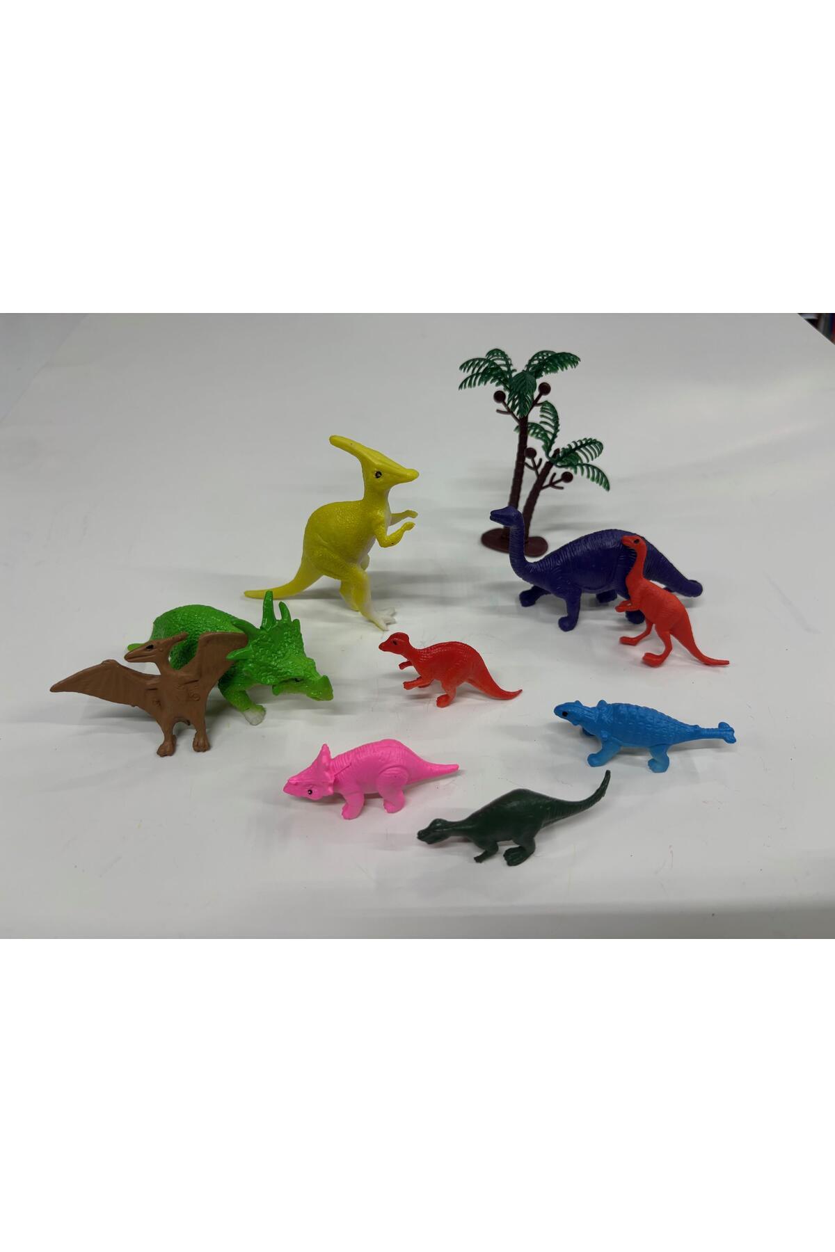Vardem Plastik Oyuncak Dinozor Seti Dinozorlar 10 Parça Dinazor