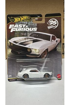 HOT WHEELS Premium 2026 Fast And Furious 25. Yıl 1969 Ford Mustang Boss HNW46