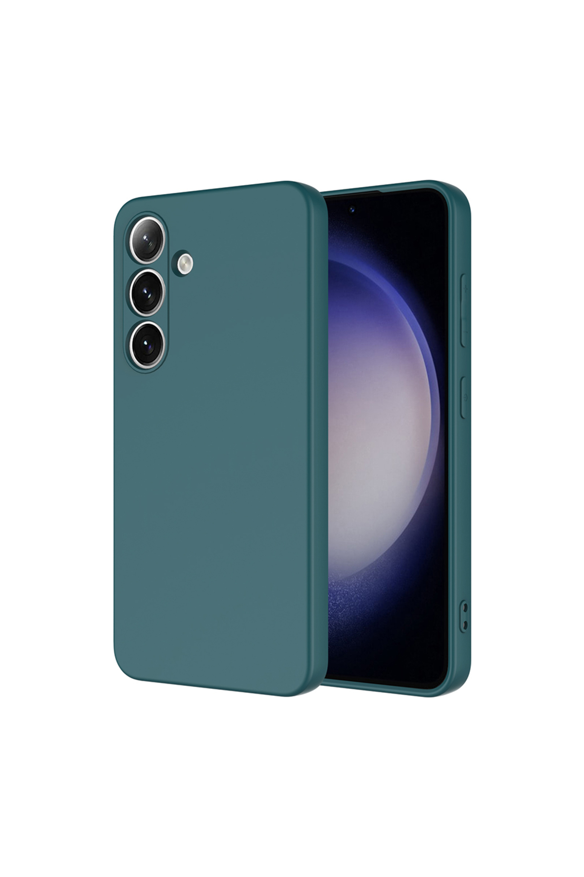 Galaxy A26 Kılıf SAFA Mara Lansman Kapak - Koyu Yeşil