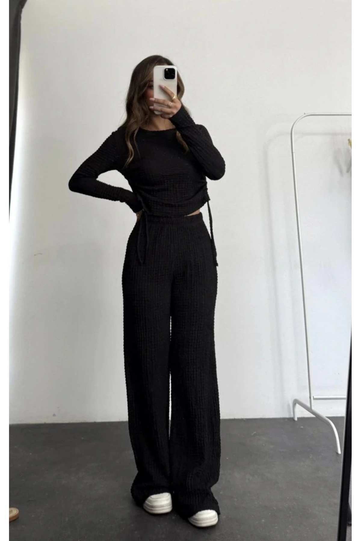 NUVIRAA Bubble alt üst takım siyah pt510446