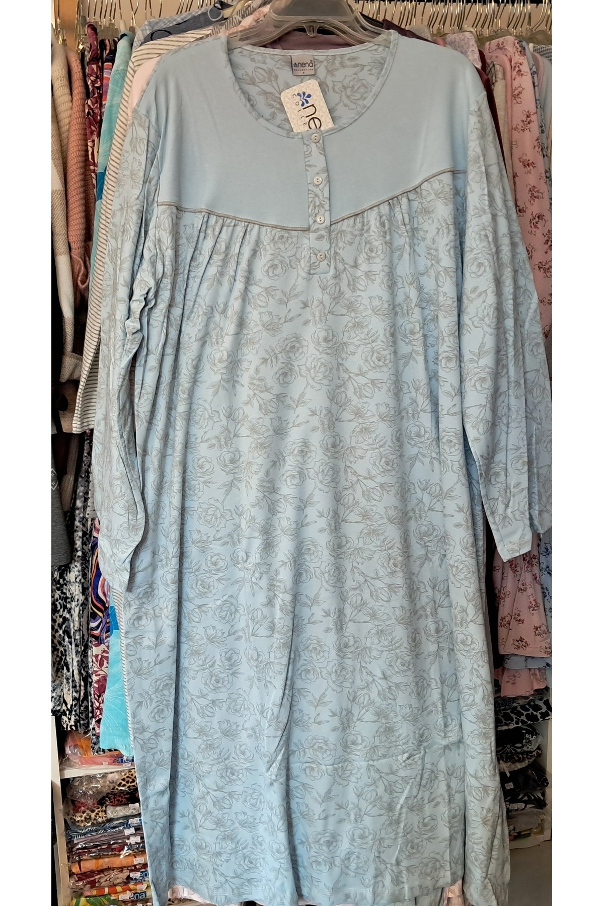 Nena Battal Büyük Beden Gecelik