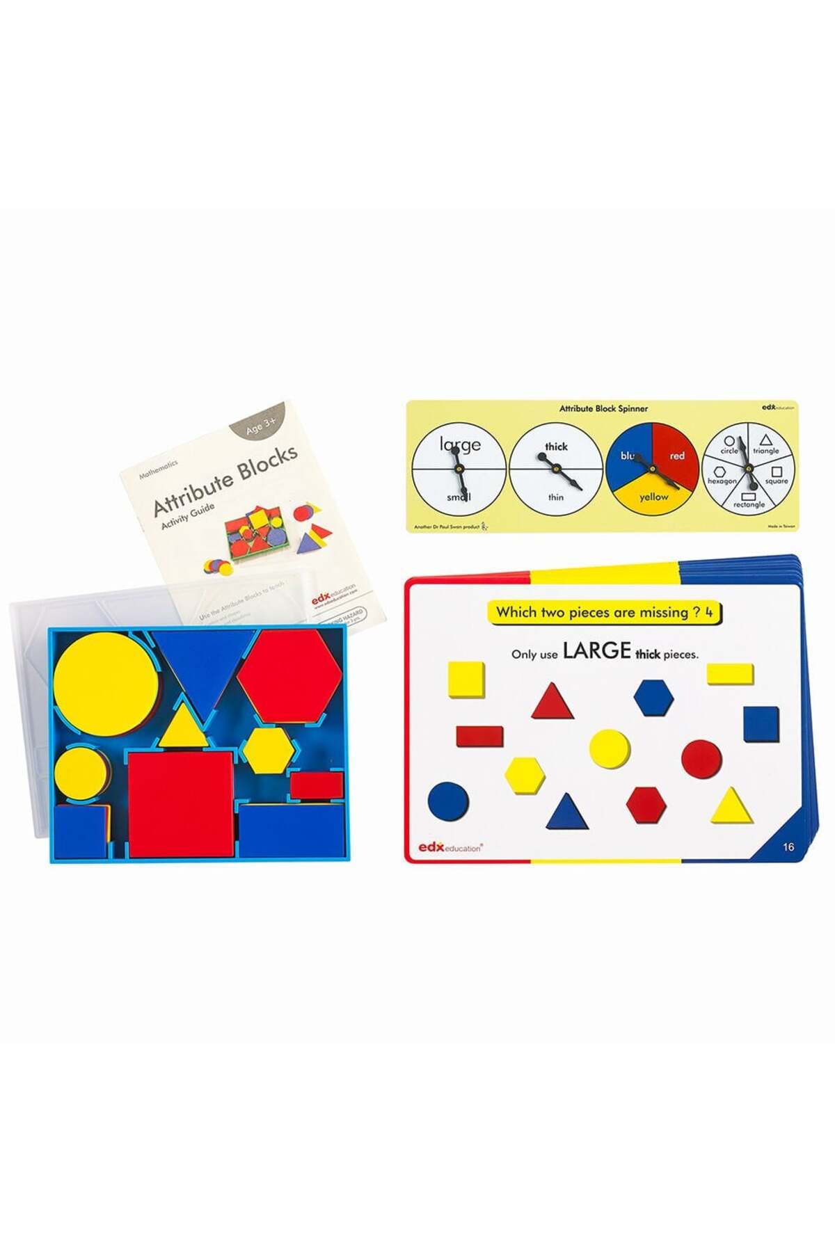 مجموعه فعالیت بلوک‌های صفت – بازی منطق و طبقه‌بندی