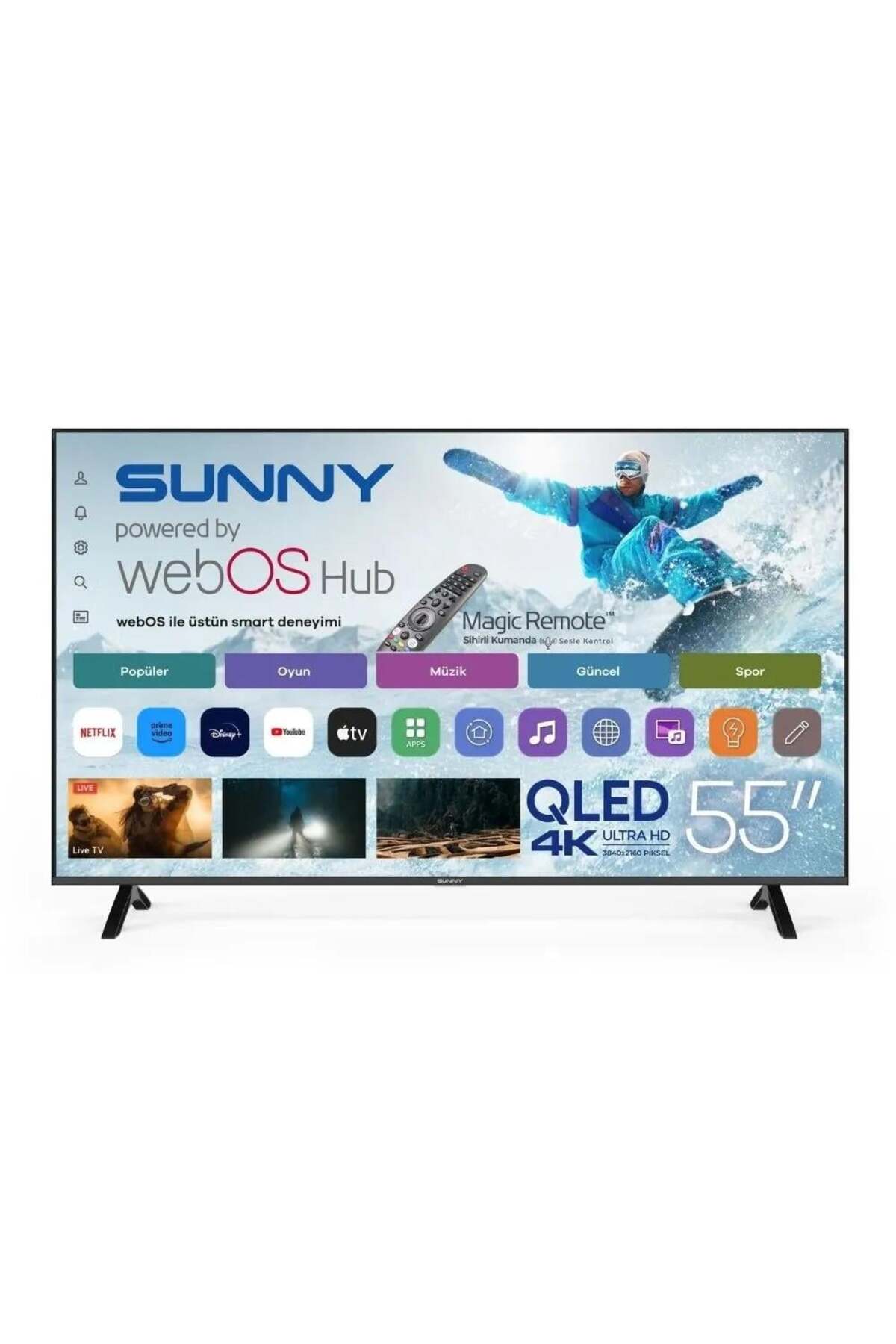 TV SN55QMN252-0276 55" QLED ULTRA HD 4K WEBOS