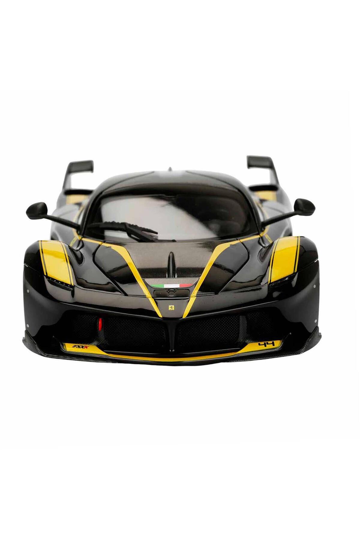 BBURAGO Signature Series 1/18 Ferrari FXX K Evo Siyah Sarı Diecast