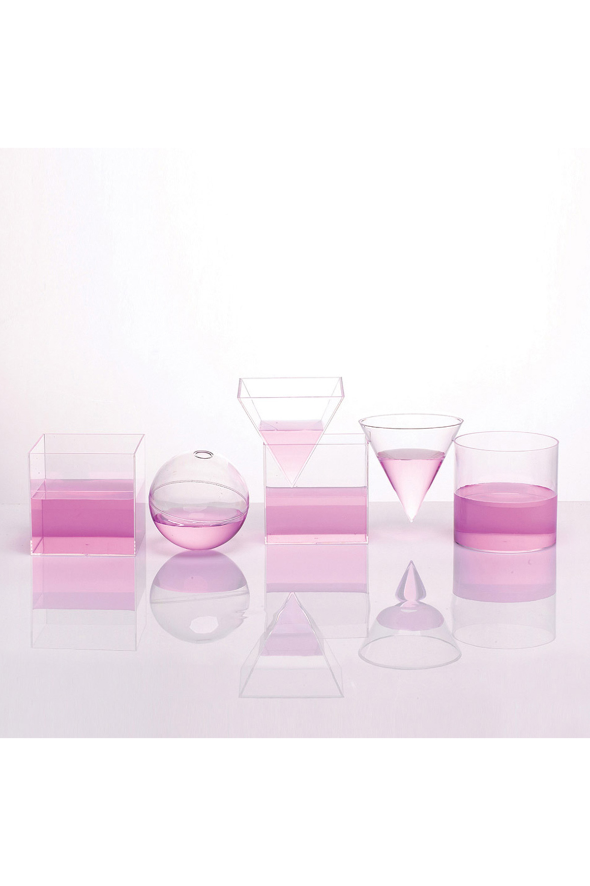 مجموعه حجمهای هندسی پایه – مجموعه آموزشی حجمهای هندسی شفاف