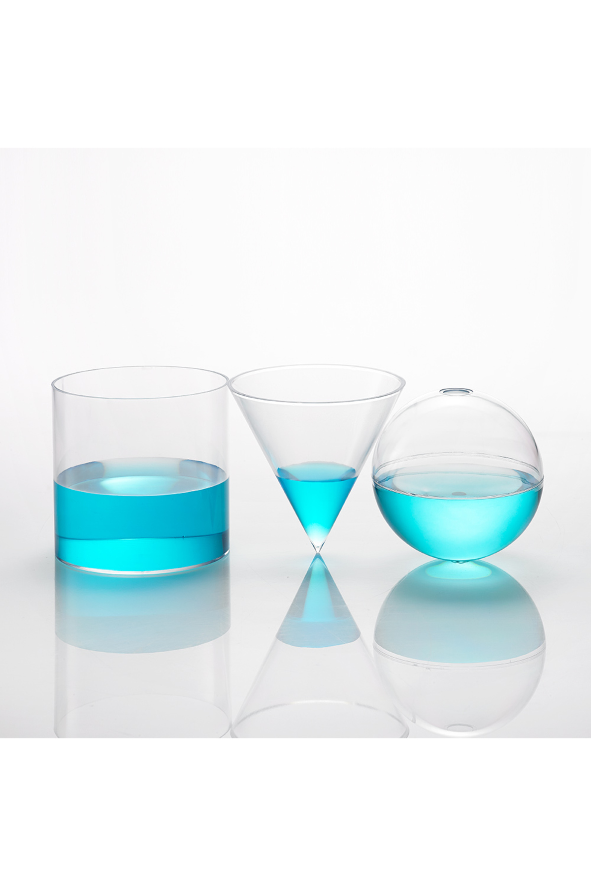 مجموعه حجمهای هندسی پایه – مجموعه آموزشی حجمهای هندسی شفاف