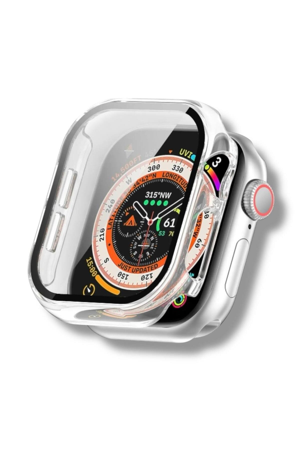 Apple Watch Series 10/11 Compatible 42mm Case and Screen Protector Mica Case Case .