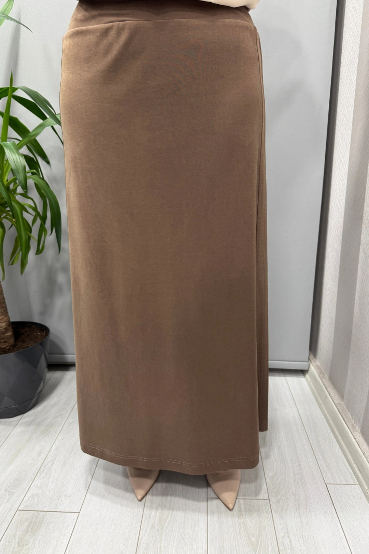 Sentez Yanı Nervürlü Etek Kahve 5461 - Fiyatı, Yorumları