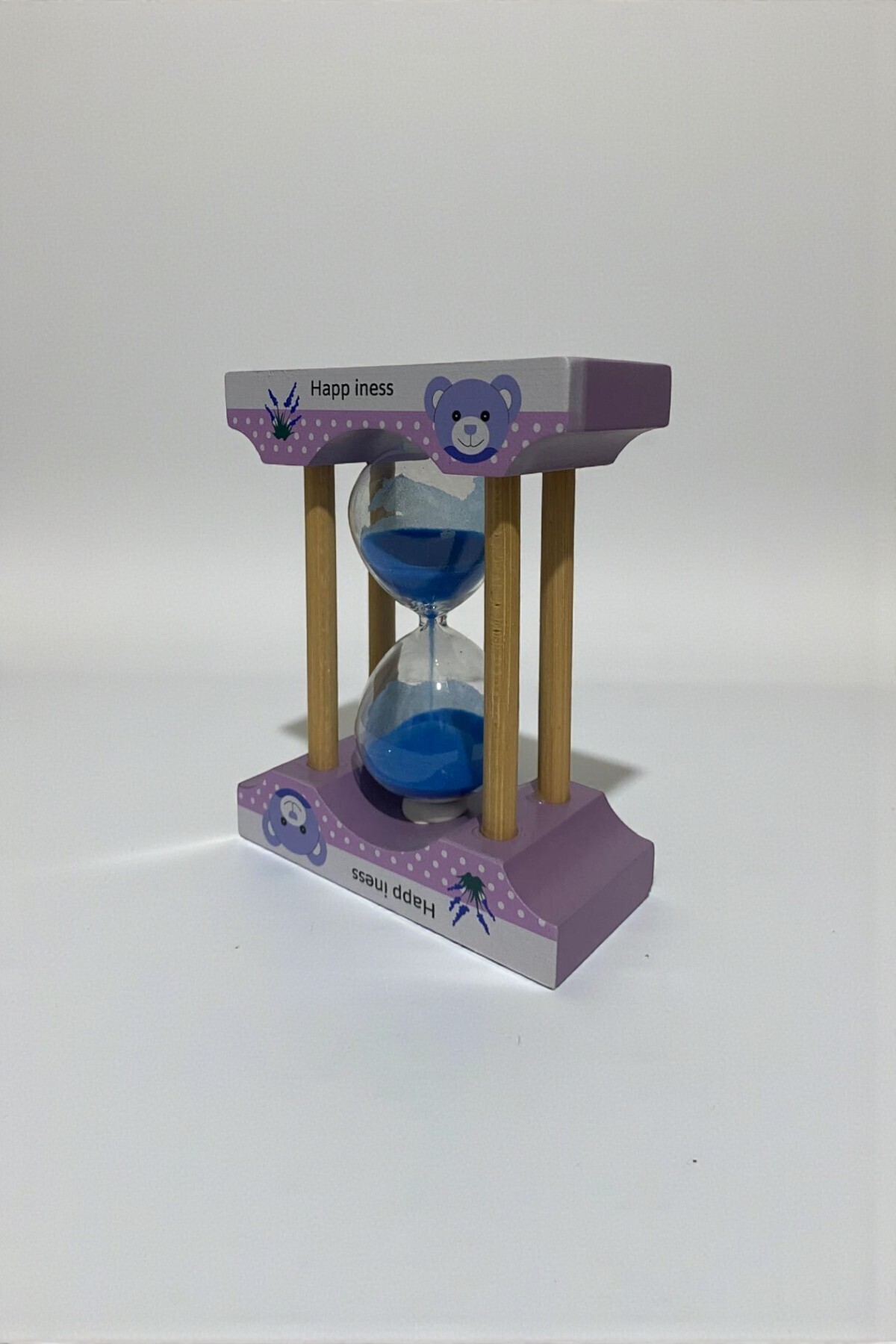 CaactuStore Dekoratif/Hediyelik Ahşap Kum Saati