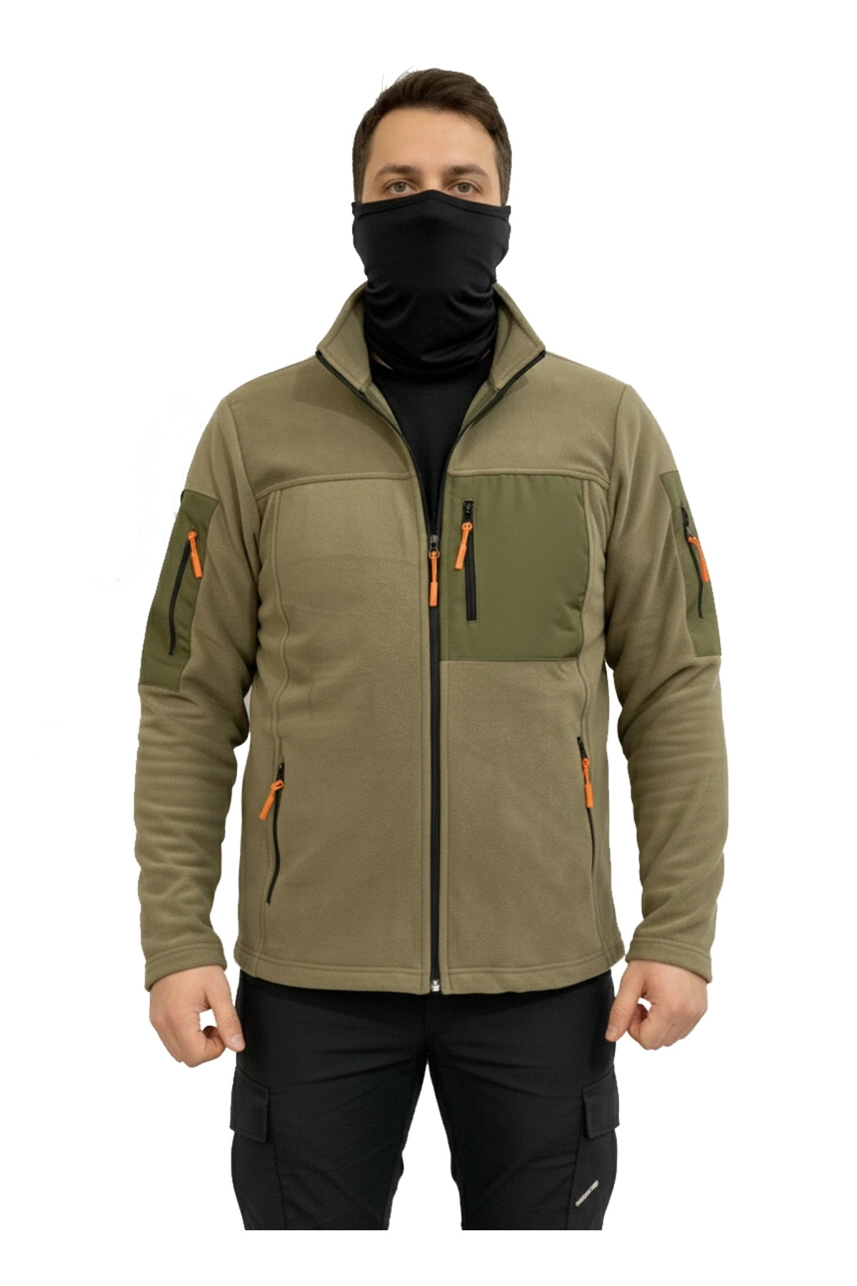Mysia Outdoor HAKİ SOFT SHELL TAKTİK POLAR MONT AVCI 7 CEP