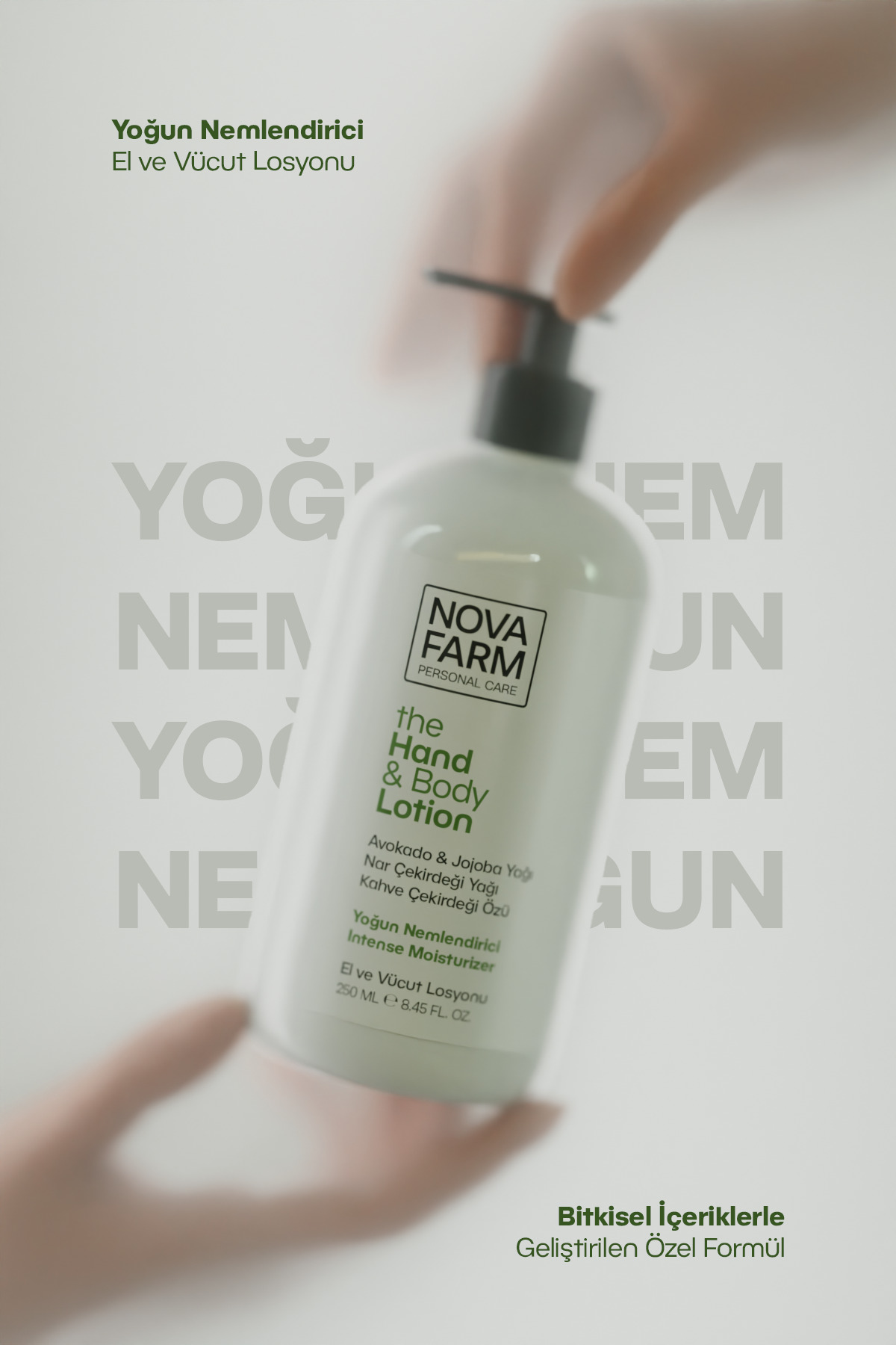Nemlendirici El ve Vücut Losyonu Bitkisel İçerikli 250 ml — 060007 — تصویر 5 از 6