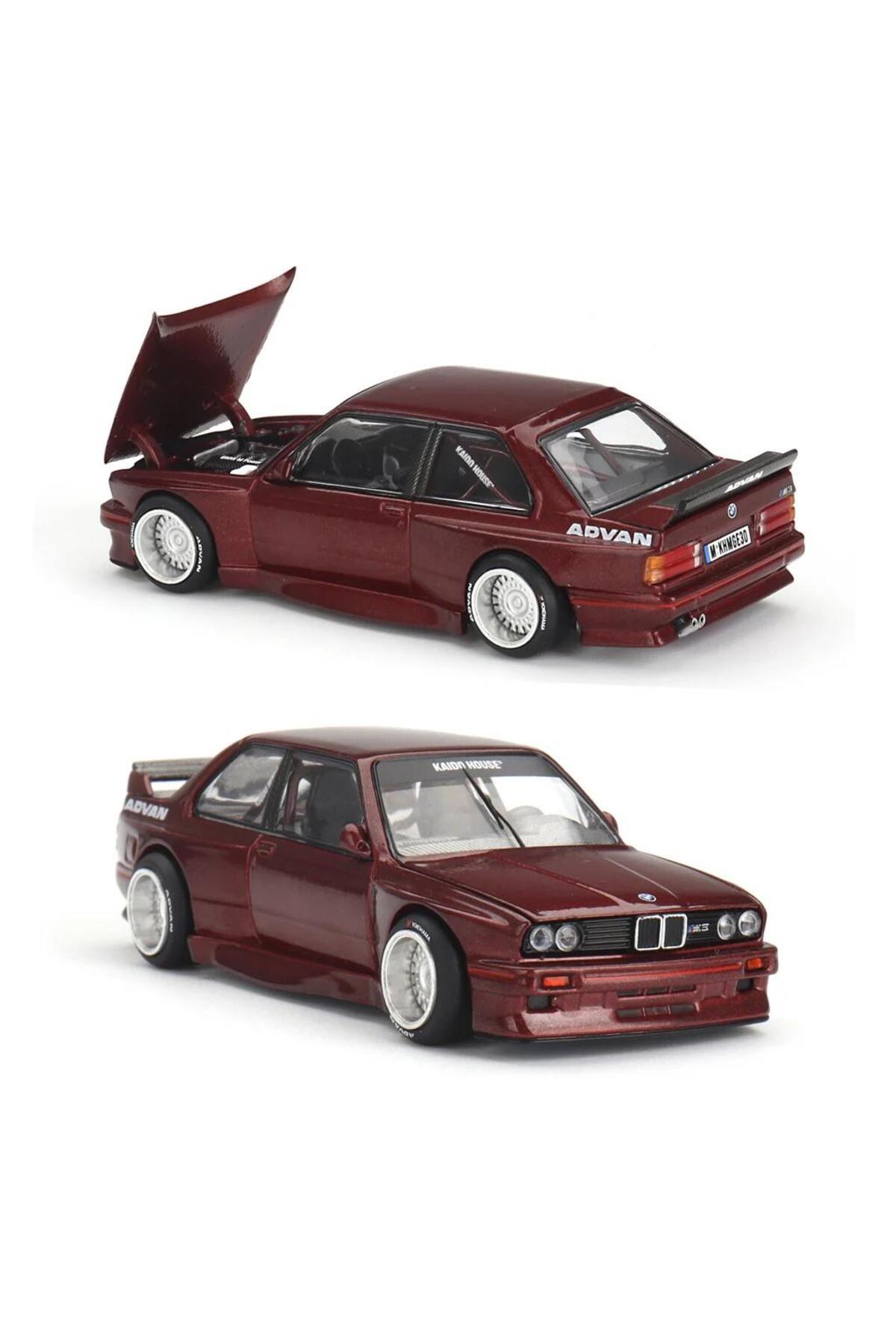 mini gt Kaido House 162 BMW M3 Kaido GT V1 ADVAN 1/64 Model Araba
