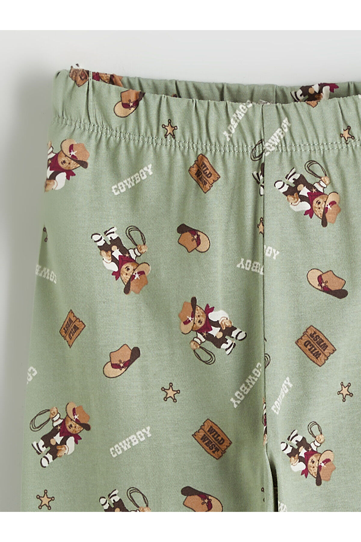 LC Waikiki RMZ GİYİM'DEN SEZON FIRSATLARI Bej Ayı Teddy Baskılı Erkek Çocuk Pijama Takımı Aile Kombini fotoğrafı 6 (önizleme)