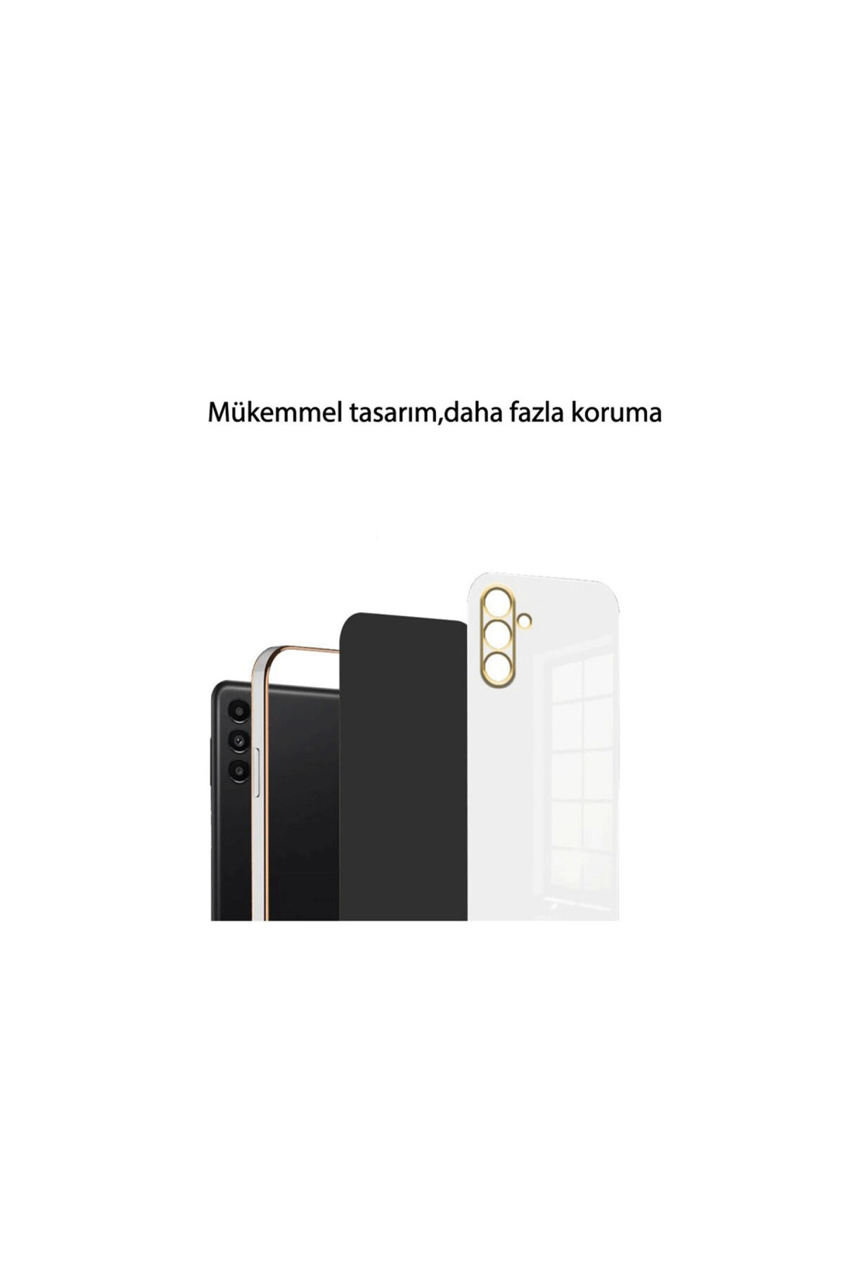 Samsung Galaxy A56 İçin Uyumlu Parlak Tasarım Kamera Korumalı Esnek A Kalite Kılıf
