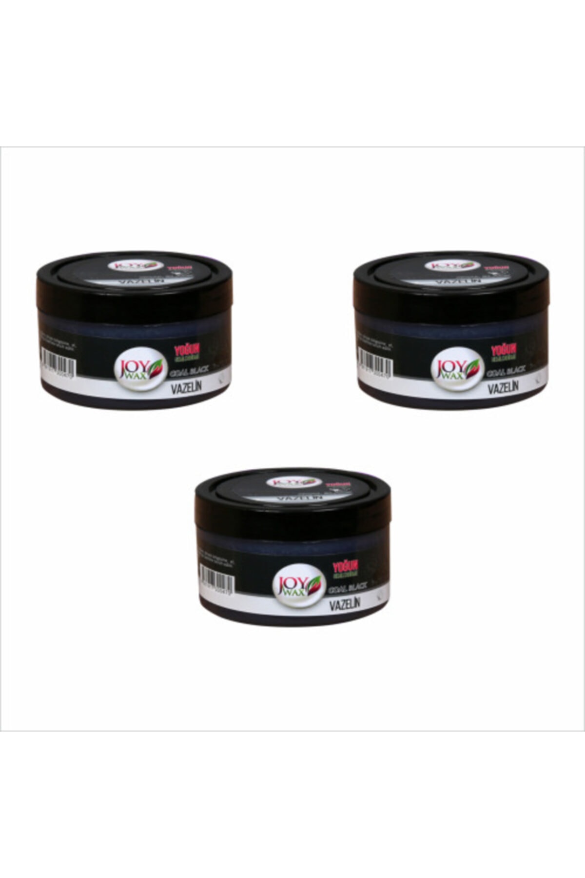 JOYWAX Joy Wax Vazelin 3'lü Black 100ml — JOYWAX VAZELİN 3LÜ BLACK