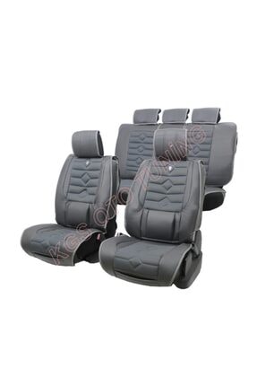 Deluxe Boss Volkswagen Tiguan Uyumlu Deri Koltuk Kilifi Luxury Fit Diamond Dm15 Trendyol