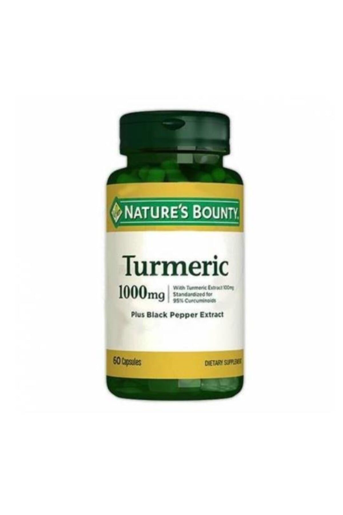 Natures Bounty Turmeric 1000 mg Plus Black Pepper 60 Kapsül Fiyatı ...