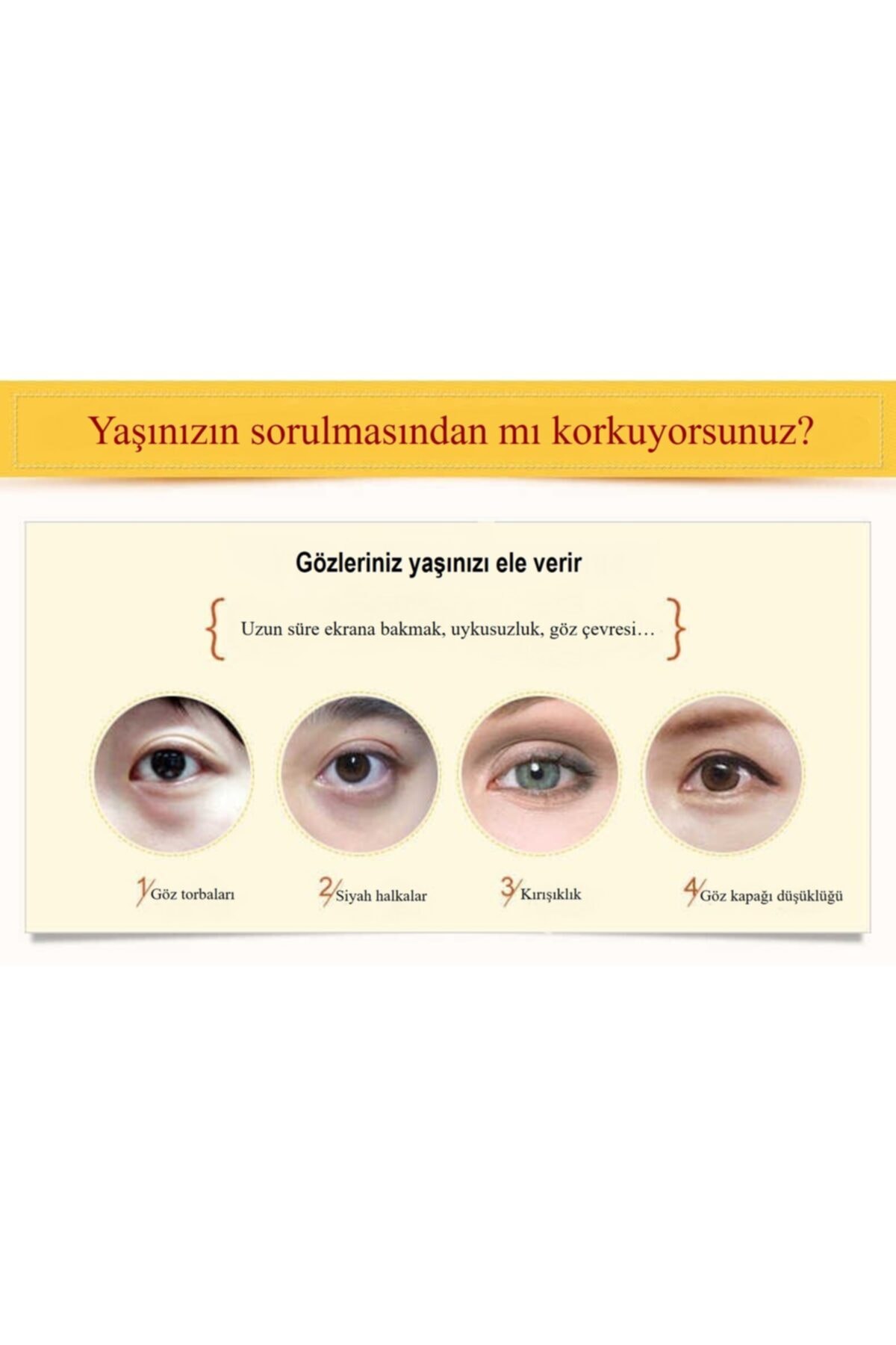 Nem Bandı Kristal Kolajen 3'lü Göz Maskeleri 7,5 gr x 3 — MIN76 — تصویر 4 از 4
