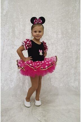 Kız Çocuk Pembe Minnie Mouse Kostüm M598741289