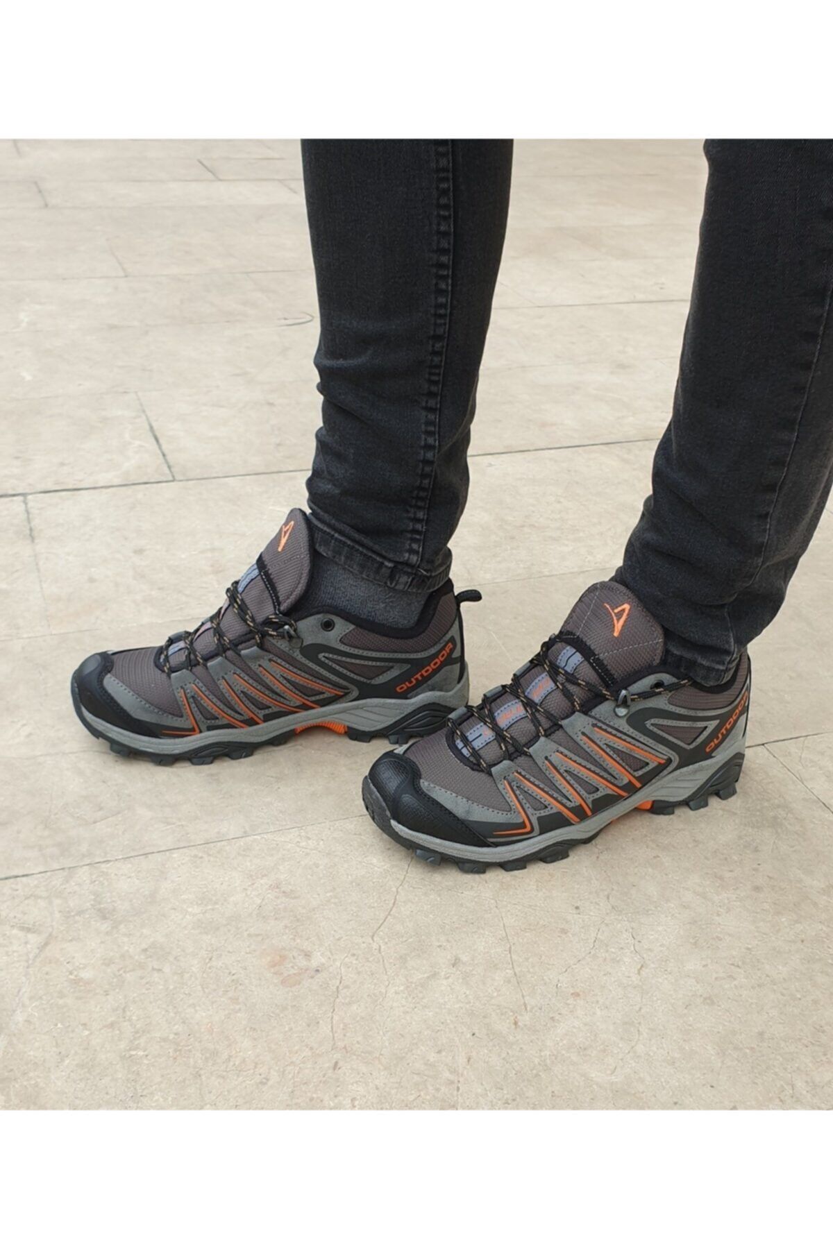 Erkek Gri Dragon Günlük Su Geçirmez Outdoor Ayakkabı Bot