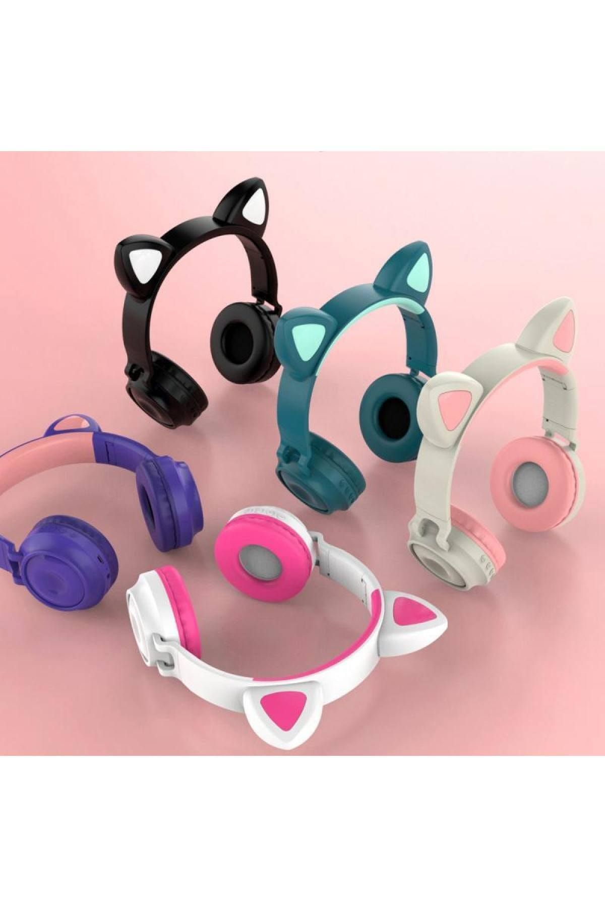 Наушники со светящимися ушками bluetooth. Наушники Cat Ear ZW-028. Беспроводные Bluetooth светящиеся наушники с ушками ZW-028. Беспроводные наушники ZW-028.