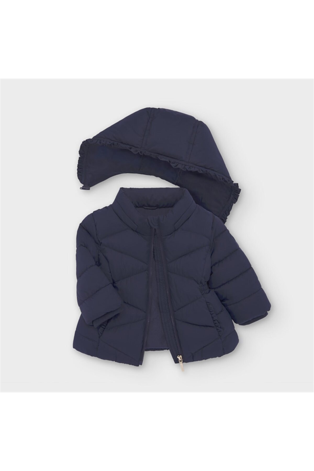 Mayoral Kız Bebek Sıcak Astarlı Kışlık Şışme Mont fotoğrafı 3 (önizleme)