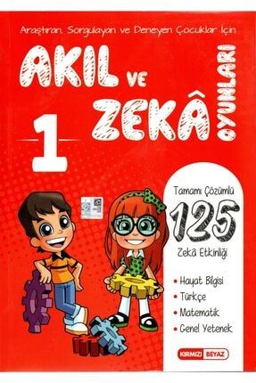 Kirmizi Beyaz Yayinlari Kirmizi Beyaz 1 Sinif Akil Ve Zeka Oyunlari Yeni Baski Trendyol