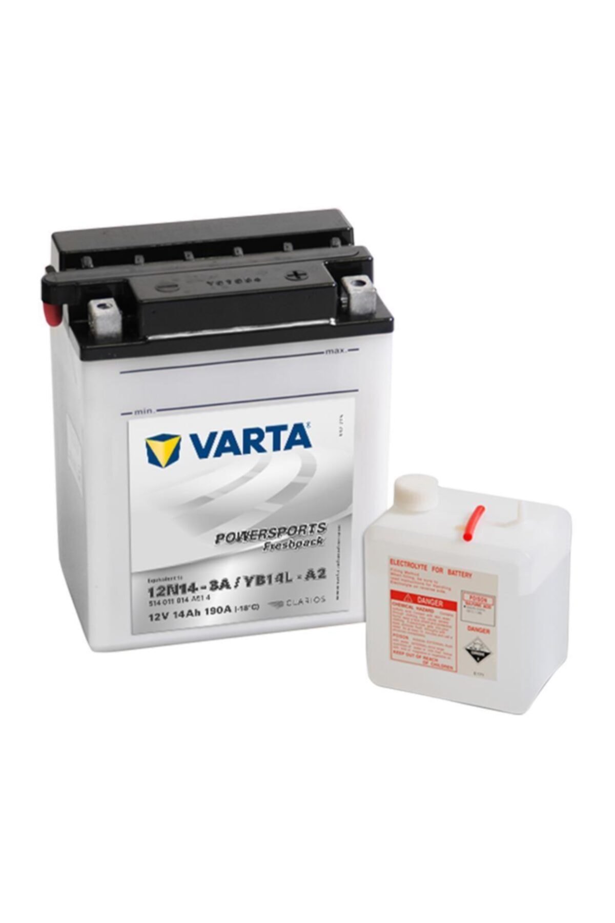 Varta Yb14l-a2 12v 14 Ah Motosiklet Aküsü