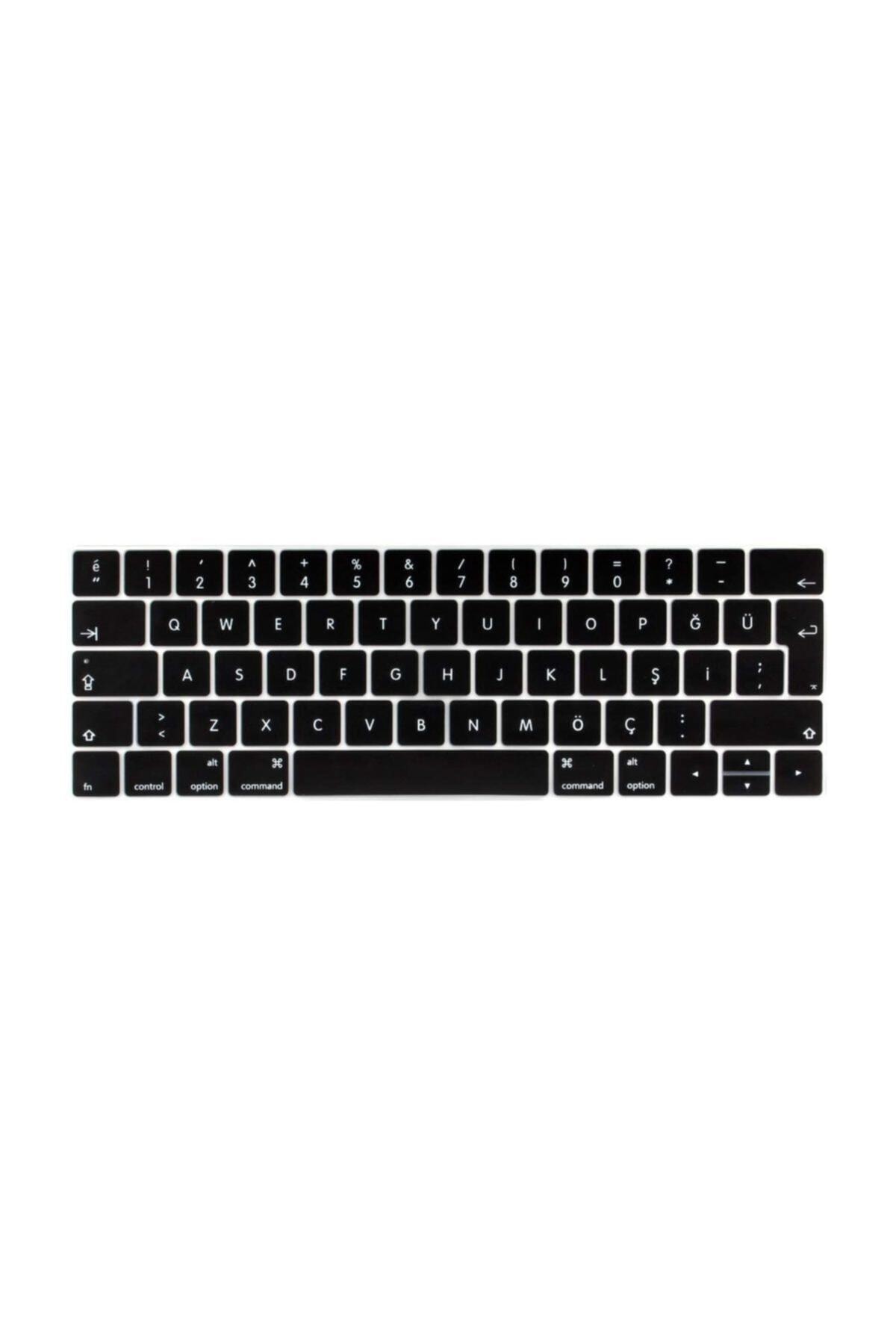Macbook Pro 13" A1706-a1989 Q Klavye Koruyucu Türkçe Tr Touchbar