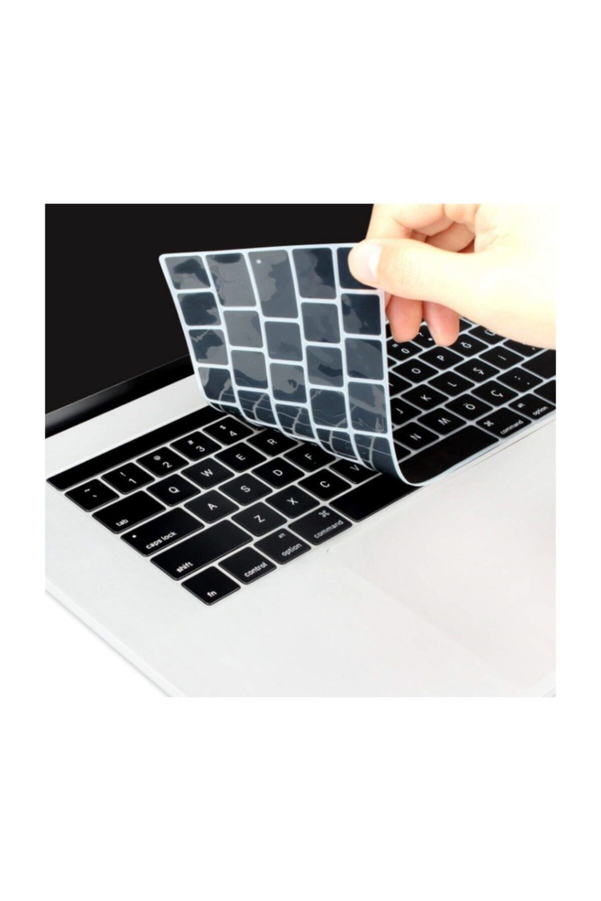 Macbook Pro 13" A1706-a1989 Q Klavye Koruyucu Türkçe Tr Touchbar 3