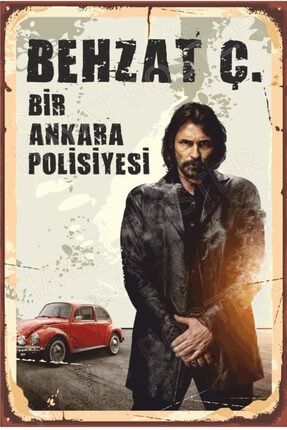 Behzat Ç. Bir Ankara Polisiyesi Retro Ahşap Poster 253600007