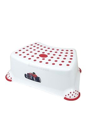 Binbirreyon Kaymaz Yukseltici Basamak Tabure Ev Tipi Mutfak Banyo 80kg Kirmizi Beyaz Ld062 4 Trendyol