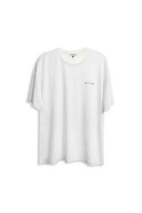 Erkek Beyaz Oversize Tshirt WH-2026