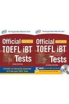 Ets Yayinlari Official Toefl Ibt Tests Vol 1 Ve Vol 2 Ikisi Bir Arada Set Trendyol