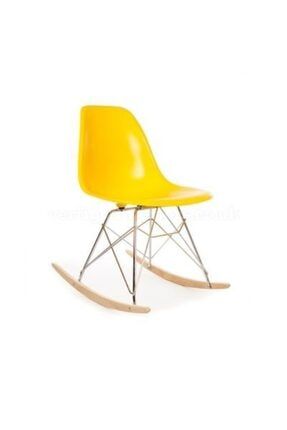 Sarı Kolsuz Sallanır Sandalye eamessln020