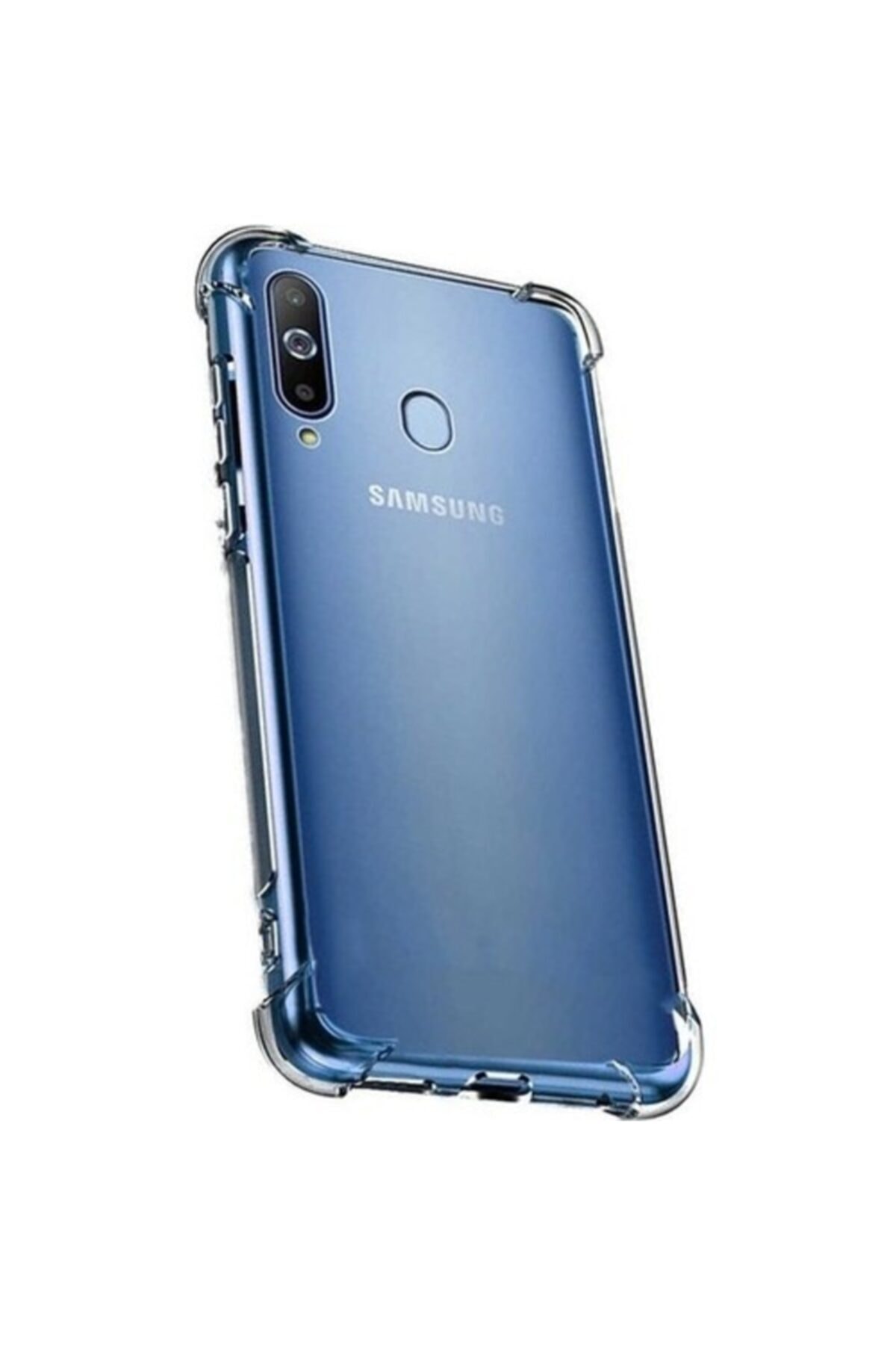 Samsung Galaxy A20s Şeffaf Airbag Antishock Köşe Korumalı Silikon Kılıf