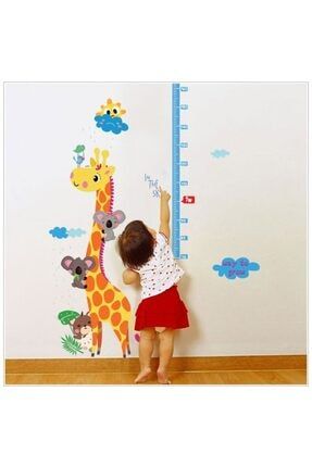Çocuk Ve Bebek Odası Dekorasyonu Boy Ölçer Gelişim Ölçen Duvar Sticker K-66