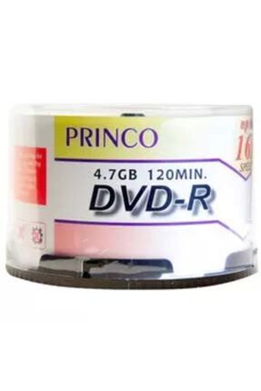 Boş Dvd 50'li Özel Plastik Kutusunda PRİNCO DVD 50'Lİ