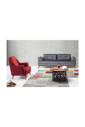 Vivense Madrid Uclu Koltuk Bordo Trendyol