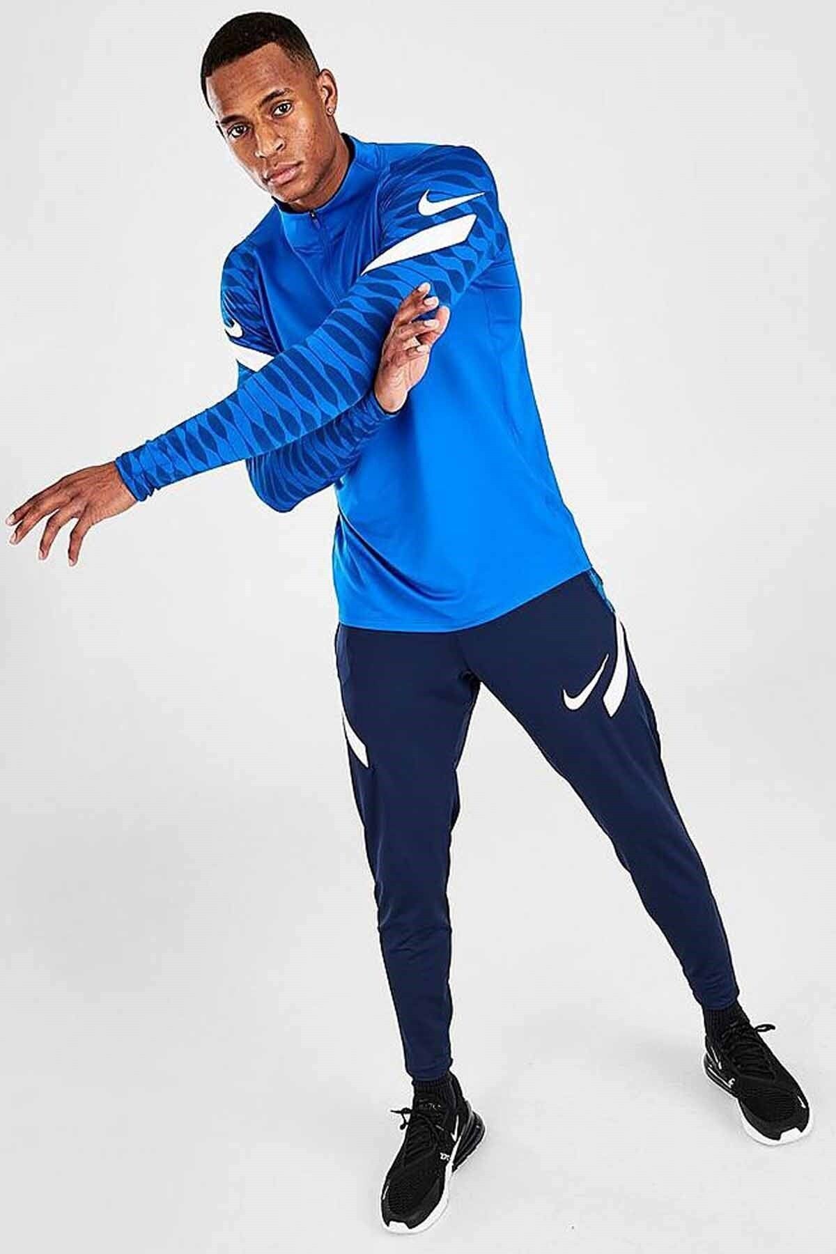 Nike M Ny Df Ss Top Erkek Mavi Günlük Stil Tişört DM7825-441
