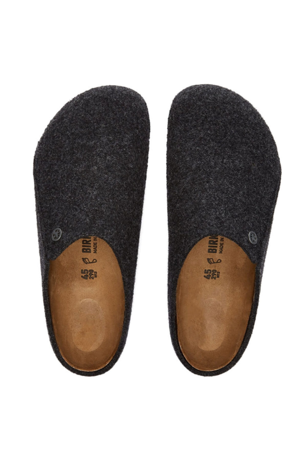 دمپایی بیرکن استاک زنانه پارچه خاکستری  راسته Mule     لباس خانگی | Birkenstock 1014932 DE - تصویر 3