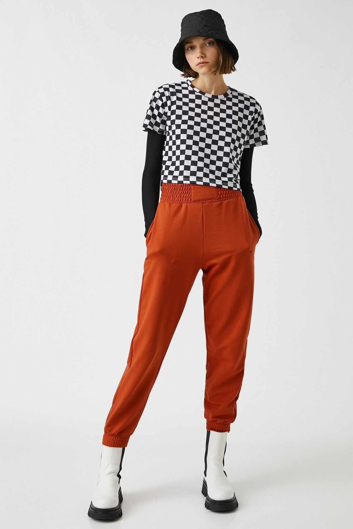 Koton Jogginghose Orange Straight NA7033