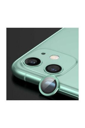 Iphone 11 / 12 Mini/ 12 (6.1) Uyumlu Açık Yeşil Mercek-lens Kamera Koruması moonsiyahlenskoruma1