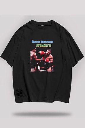 Sport Illustrated Dynamite Mike Tyson Baskılı Unisex Oversize T-shirt dynamıyrr