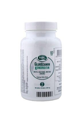 Nbl Glukozamin Kondroitin Msm 60 Tablet 5552555201136