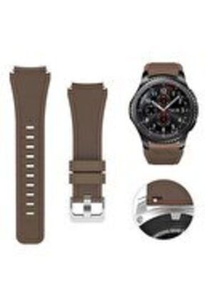 Samsung Gear S3 Frontier/classic - Gt/gt2 Spor - Samsung Galaxy Watch 3 46mm Kordon Kahve FR22001