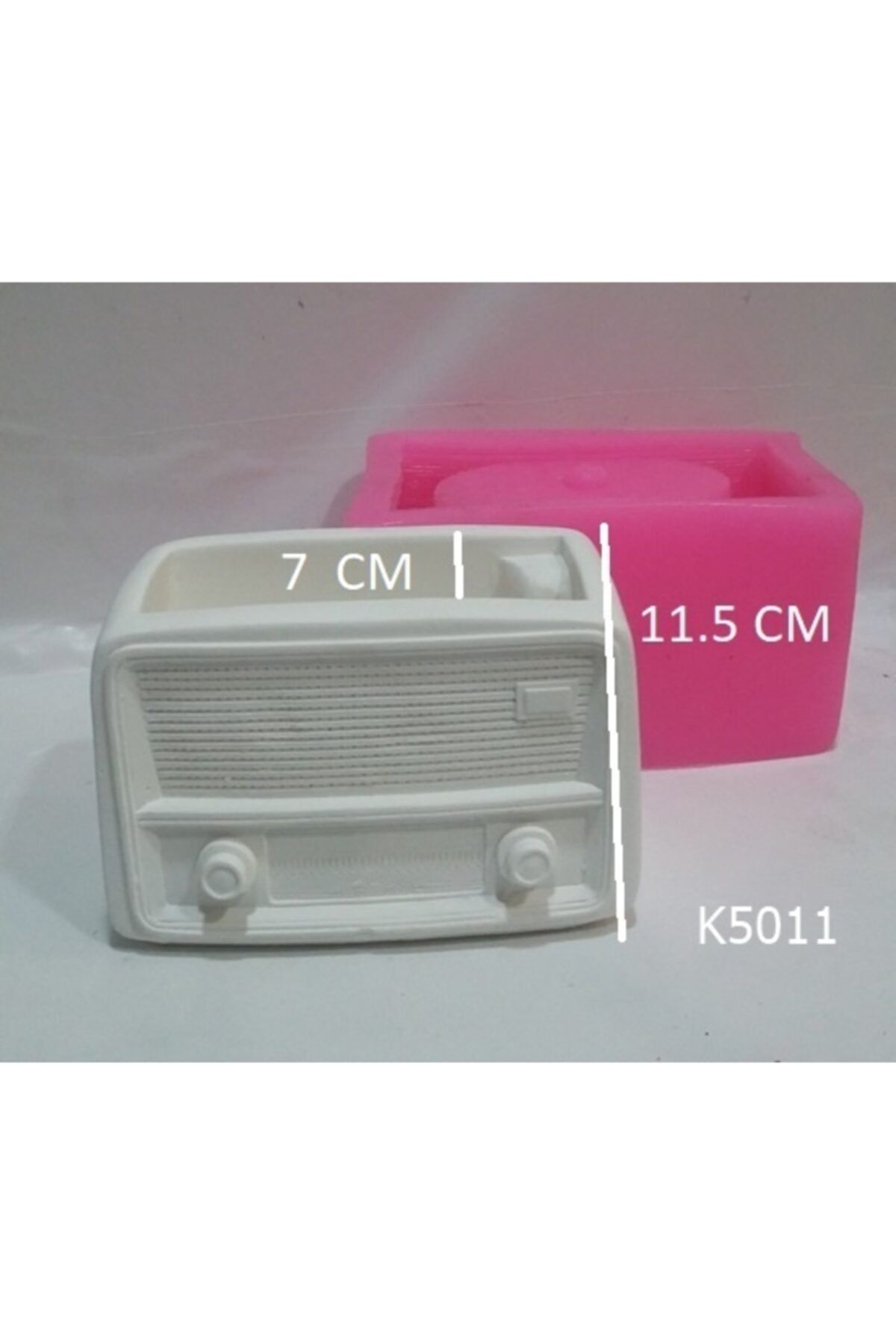 Kalıpcınızburada-Silicone Radio Flower Pot Mold 2