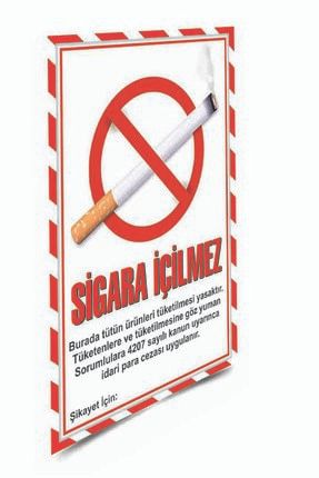 2 Adet ‘sigara Içilmez’ Uyarı Afişi (32x45 Cm) -AFŞ32